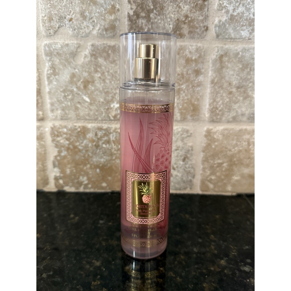 BATH & BODY WORKS COSTA RICA PINK PINEAPPLE SUNRISE BODY MIST SPRAY 8 FL OZ